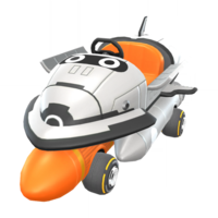 The Blooper Shuttle from Mario Kart Tour