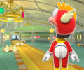 The course icon of the R variant with the Cheep Cheep Mii Racing Suit