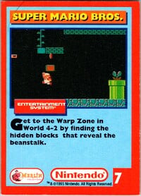 One of the Nintendo Collector Cards
