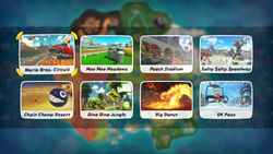Thumbnail for "Course Select" from Mario Kart World used for Nintendo Music