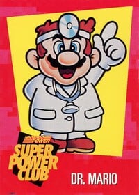 One of the Power Challenge Trading Cards