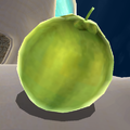Close-up of a coconut from Super Mario Galaxy