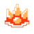 Spiny Shell icon in Super Mario Maker 2 (Super Mario Bros. style)