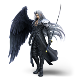 Artwork of Sephiroth from Super Smash Bros. Ultimate