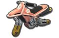 Pink Gold Peach's Standard Bike body from Mario Kart 8