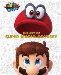 The cover of The Art of Super Mario Odyssey. Scan uploaded by Amazon.com.