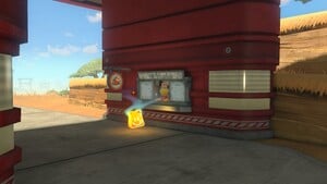 A Yoshi's location in Mario Kart World