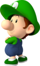 Artwork of Baby Luigi from Mario Kart Wii (also used in Mario Super Sluggers and Mario Kart Tour)