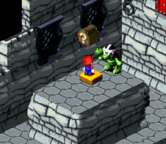 Second Treasure in Bowser's Keep of Super Mario RPG: Legend of the Seven Stars.