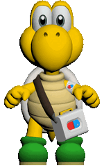 Animated image of Dr. Koopa Troopa from Dr. Mario World