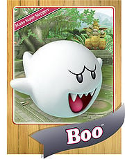 Level 1 Boo card from the Mario Super Sluggers card game