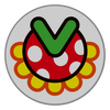 Petey Piranha's emblem from Mario Kart 8 Deluxe