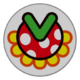 Petey Piranha's emblem from Mario Kart 8 Deluxe