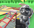 The course icon of the T variant with Metal Mario