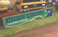 Chain Chomp Racing Chains' logo in Mario Kart World