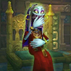 The gold frame of Madame Clairvoya in Luigi's Mansion for the Nintendo 3DS.