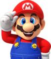 Artwork of Mario for Nintendo's 2022 CSR report