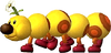 Artwork of a Wiggler from New Super Mario Bros. Wii.