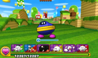Screenshot of World 1-5, from Puzzle & Dragons: Super Mario Bros. Edition.
