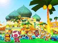 An image from the credits of Paper Mario: The Origami King