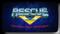 A screenshot from Rescue V: Fearless Color Defenders