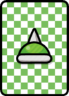 A Spike Helmet Card in Paper Mario: Color Splash.