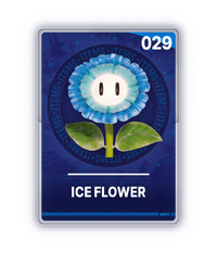 The Ice Flower card from The Super Mario Galaxy Movie Collectible Cards