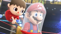 Villager Getting Mario Trailer SSB4.png