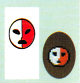 Artwork of Phanto from the Yume Kōjō: Doki Doki Panic manual (pg. 32).