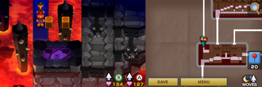 Location of the fourth beanhole in Bowser's Castle.