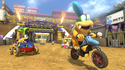 The Koopalings and Bowser racing through DS Wario Stadium in Mario Kart 8