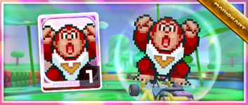 Donkey Kong Jr. (SNES) from the Spotlight Shop in the 2023 Mario Tour of Mario Kart Tour
