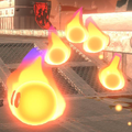 Fire Snakes that come from oil drums[12]