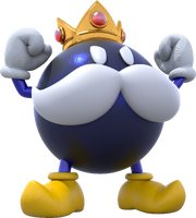 Artwork of King Bob-omb in Mario Party: Star Rush