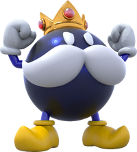 Artwork of King Bob-omb in Mario Party: Star Rush