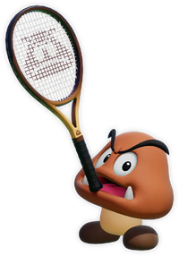 Artwork of Goomba from Mario Tennis Fever