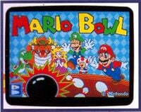 Title screen of Mario Bowl