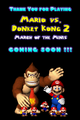 The number "2" in the Mario vs. Donkey Kong 2: March of the Minis demo set in Eras Bold.
