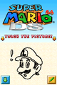 Luigi on the title screen