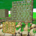 Screenshot of netting from Super Mario Sunshine.
