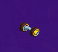 The Star Tires from Mario Party 5's Super Duel Mode.
