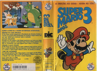 Cover of the second Brazilian VHS titled Super Mario Bros. 3