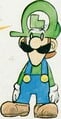 Artwork of Luigi from the back cover of NSW2K Hand Book