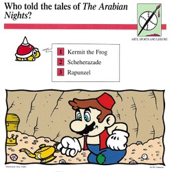 A card from Mario Quiz Cards