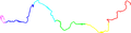 The full map with each section separated by color