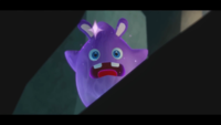 Zephystar surprised by the Darkmess in the quest Dr. Vent's Frozen Oddity in Mario + Rabbids Sparks of Hope