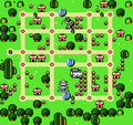 The map in the NES version