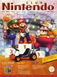 Cover of issue 3/1997, featuring Mario Kart 64.