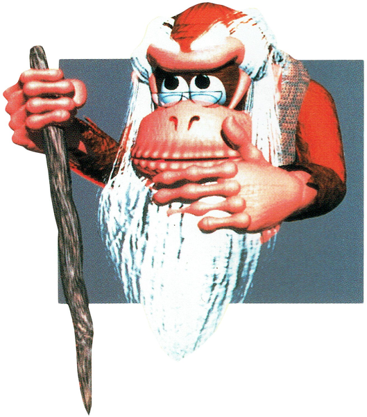 File:Cranky Kong DKC artwork.png