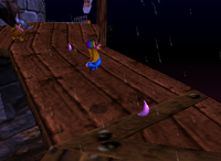 A set of purple Bananas in Creepy Castle.